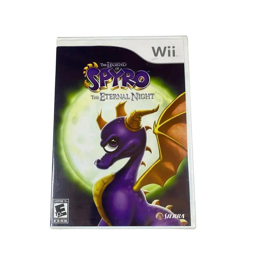 Nintendo Wii Legend Of Spyro The Eternal Night Video Game NWT